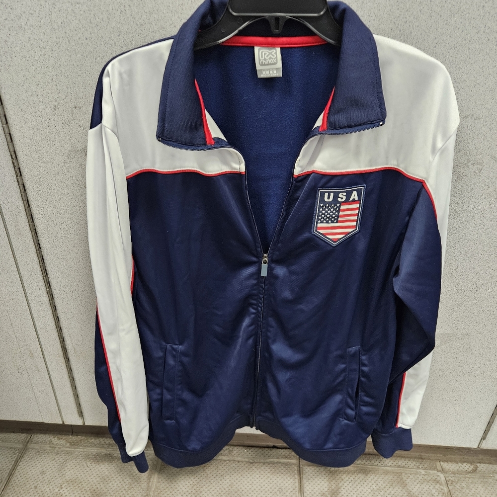 Rhinox USA Olympic Jacket Full Zipper Size Large
